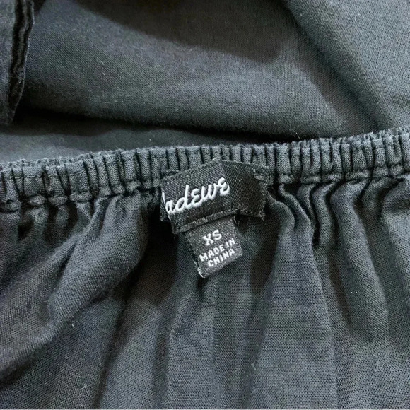 Madewell Embroidered Tie Back Cut Out Top - Picture 6 of 12